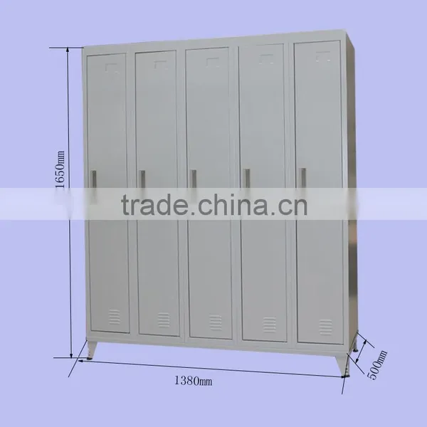 1 Tier 5 Compartment Door Dressing Room Locker photo-2