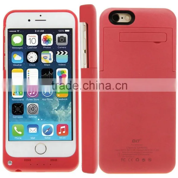 3200mAh External Rechargeable Backup Pack Battery Charger Case For IPhone 6 6s photo-4