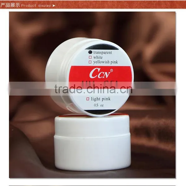 Pro CCN Quality Product Factory uv Gel Nails Clear Pink White Yellowish UV Gel Builder 1Kg Nail Art Tips Design High Quality photo-4