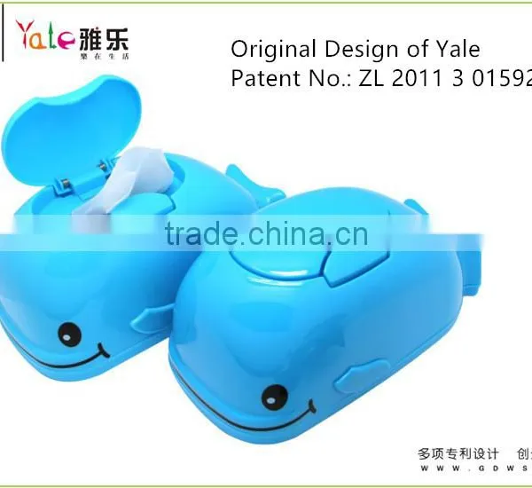 Big Size Blue Dolphin Shaped Facial Tissue Box/Holder for Home photo-2