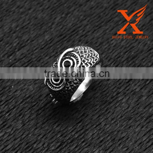 In Stock 2016 New Punk Style Fashion Bulk Owl Ring Design for Women Ladies Rings photo-3