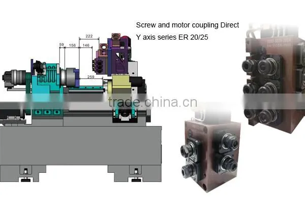 TCK-45LS CNC Slant Bed Lathe Machine Tool With Power Tool photo-6