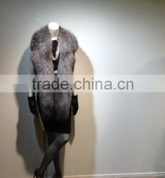 Real Fur Trim / Wholesale Raccoon Fur Trim / Detachable Raccoon Fur Collar photo-6