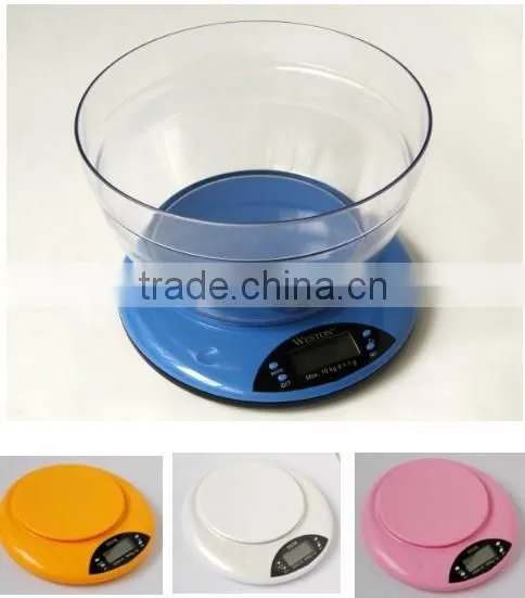 Digital Round Big Bowl Diet Kitchen Scale photo-2
