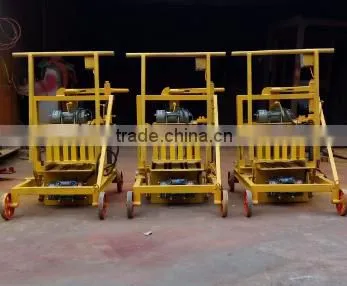 QMR2-45 Made in China Cement Moveable Lay Eggs Type Semi-automatic Mobile Concrete Block Machine Manufacturer photo-2