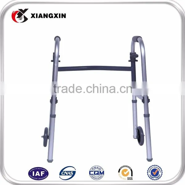 New Arrival Old People Cover Foldable Elderly Rollator 3-wheel Walker photo-2