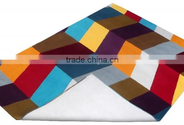 Multi Colour Hand Tufted Cut Pile 90%Wool/10%Viscose Carpets photo-3