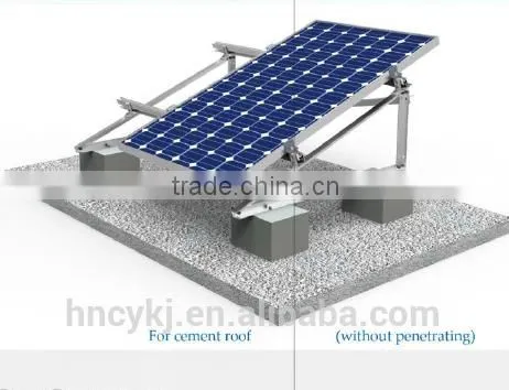 Solar Flat PV Panels for Home Mounting System photo-3