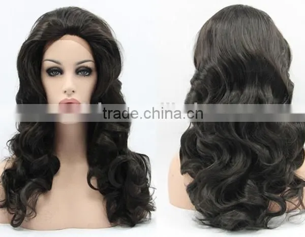 2015 New Curly Human Hair Full Lace Wigs/100% Human Hair Made Wigs/top Quality photo-3