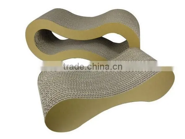 Fashionable Paper Pet Cat Toy Cardboard Cat Scratcher photo-6