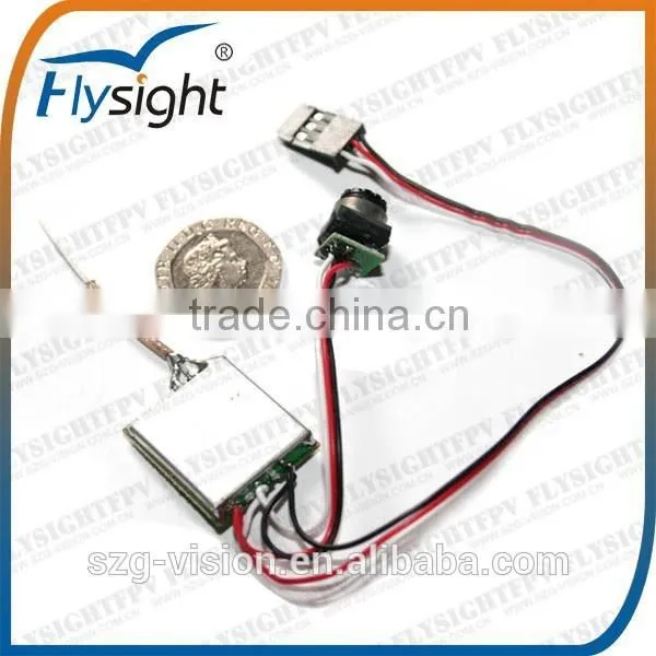 G1063 CM100T 5.8g Wireess Transmitter 200mw Module With Mini 1g Fpv Camera for Small RC Airplane photo-3