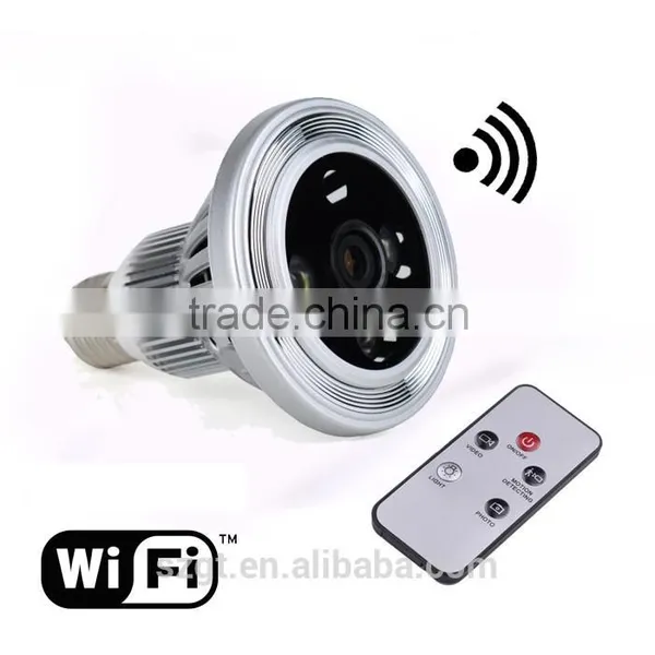 Wifi LED Bulb Hidden Camera Home Safety for Iphone Samsung Smartphone Tablet PC photo-3