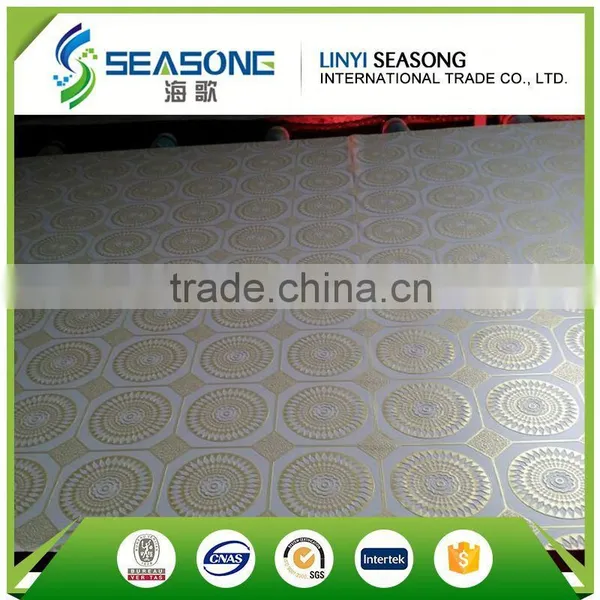 Pvc Gypsum Ceiling Tiles 595*595*7mm