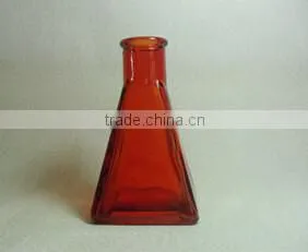 Colored Taper Shape Aroma Reed Diffuser Glass Bottle With Cork photo-5