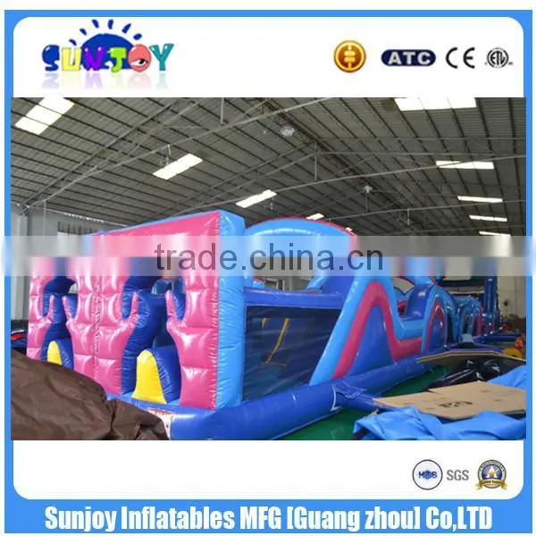 SUNJOY 2016 New Designed Inflatable Obstacle Course Toys, Competitive Obstacle Course,inflatable Obstacle Castle for Sale photo-3