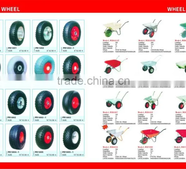 Wheelbarrow Tyre, Wheel Barrow Tire, Wheel Barrow Rubber Tire 400-8 4pr Wheelbarrow Tyre photo-4