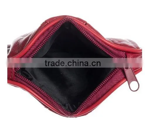 Factory Supplier Womens Leather Kiss Lock Coin Purse Fashion Coin Case photo-3