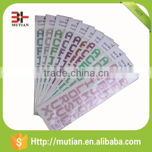 Number Crystal Rhinestone Sticker for Promotion photo-2