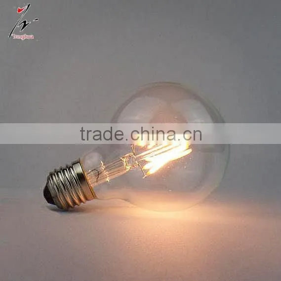 Edison Led Filament Bulb G80 Big Global Light Bulb With E27 Brass photo-5