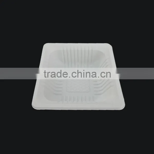 Corn Starch Material Disposable Type Corn Starch Tray photo-4