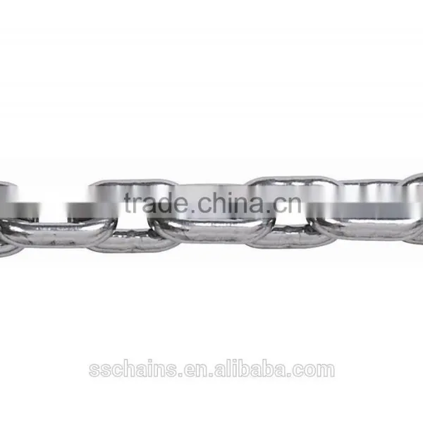 Galvanized Steel Link Chain G30 G43 G70 G80 Stainless Steel Chain