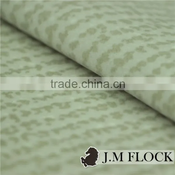 Polyester Flocking Printed Tricot Velvet Home Furnishing Fabric photo-5