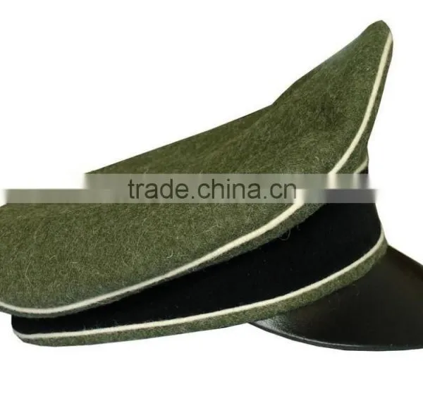 WW2 German Elite Officer Visor Cap Hat photo-2