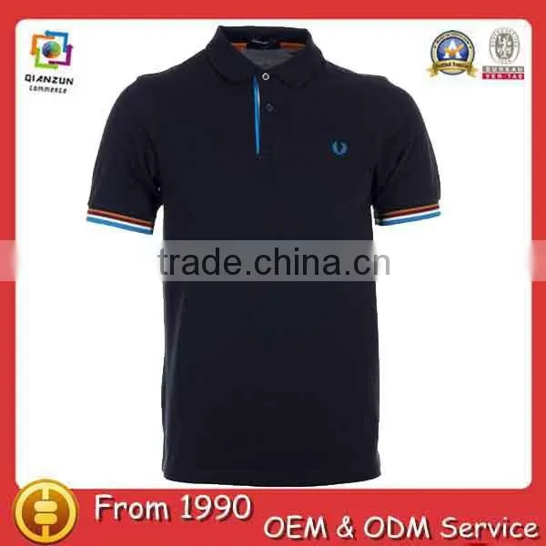 2013 Embroidery Applique Printing Custom Logo Half Sleeve Polo Shirt