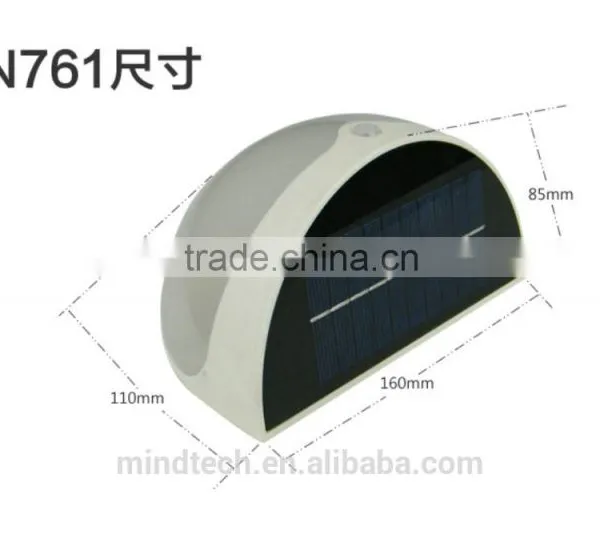 Patent Product Wall-mounted Solar Light With Motion Sensor photo-3