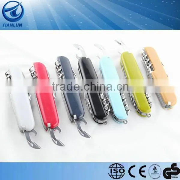 Colorful Multifuction Knife as Promotional Gift,Folding Emergency Survival Tool