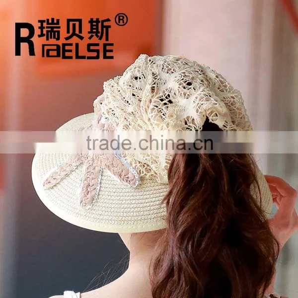 Beautiful Beach Hat for Promotion Ladies Hats Paper Straw Hat photo-3