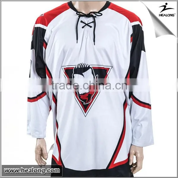2015 Latest China Cool Jersey Design Custom Dye Sublimated Ice Hockey Jerseys Black Ice Hockey Jerseys photo-2