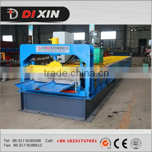 Aluminium mg mn Alloy Bemo Stand Seaming Roof Panel Roll Forming Machine photo-2