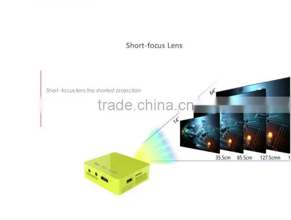 2016 Newest China Mini DLP 854*480 800lumens Smart Phone Projector UC50 photo-6