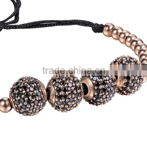14K Gold Plated 316l Stainless Steel Bracelet Men's Women's Braided Bracelet Wholesale Fashion Jewelry photo-4