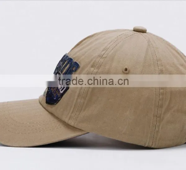 Custom Logo High Quality Flat Embroidery Washed Sports Caps photo-5