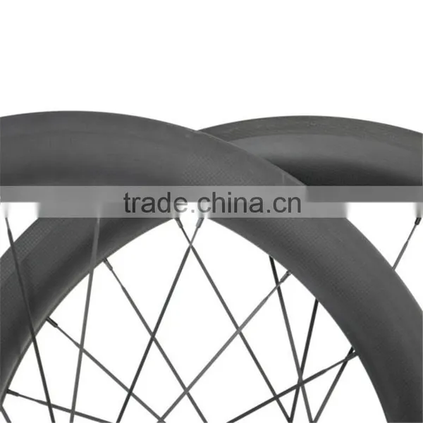 Bicycle Wheel Rims, Tubular 60mm Depth 700c Road Bicycle Full Carbon Rims photo-5