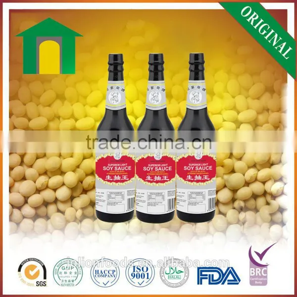 Chinese GMO Free Mushroom Flavor Light Soy Sauce For Carrefour photo-3