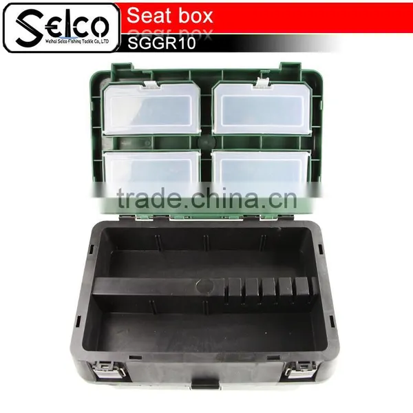 Plastic Storage Seat Box Foldable Storage Box Tackle Box