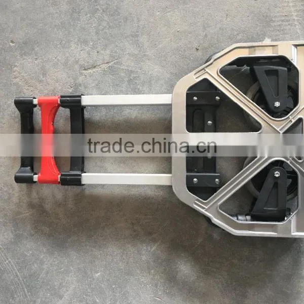 Two Wheel Aluminium Shopping Trolley photo-4