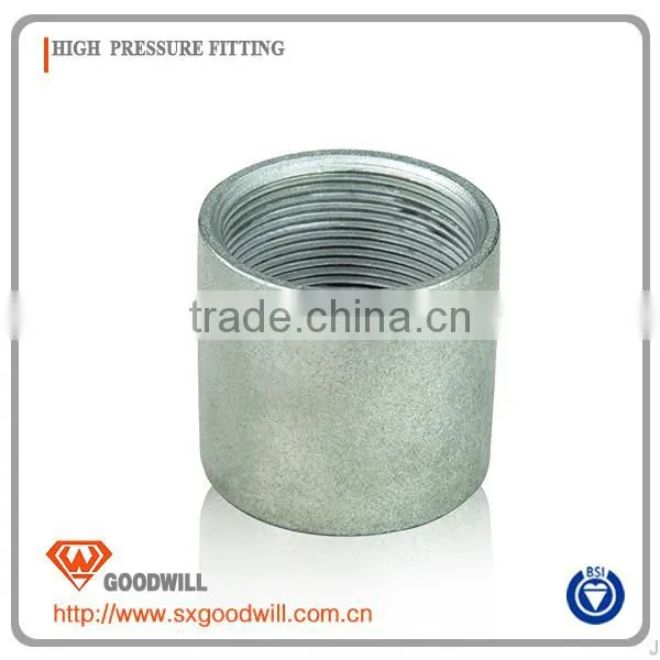 Full thread carbon steel female thread socket