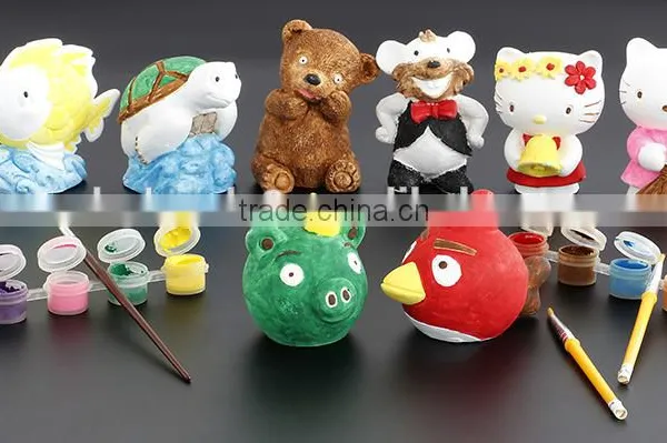 Non-toxic Gypsum Graffiti Toy With Paint Set for Children photo-3