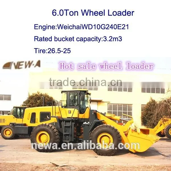 2016 Hot Sale 6ton ZL60 Chinese Wheel Loader photo-2