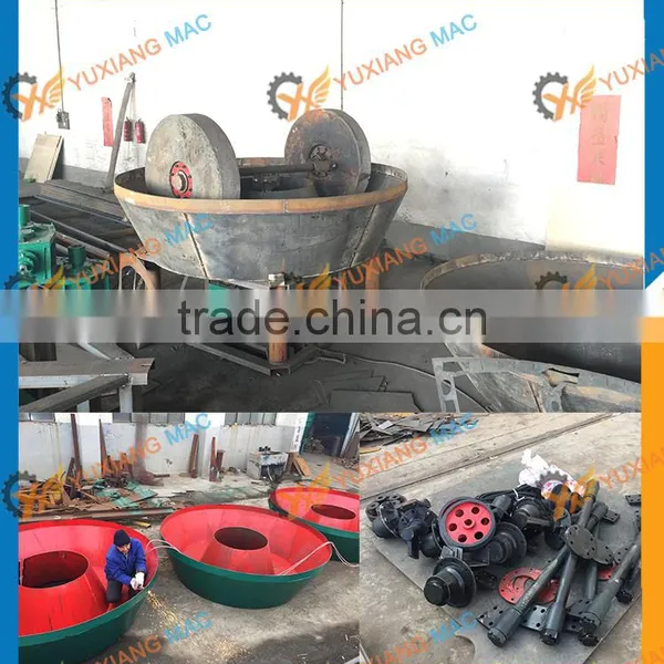 Yuxiang Machinery Gold Pan Mill Grinding Machine for Mineral Ore photo-4