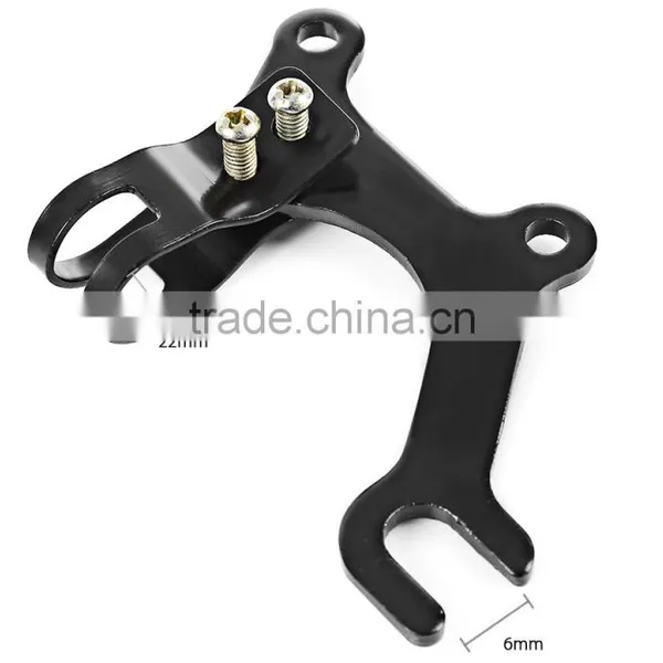 Anti-rustBicycle Disc Brake Bracket Rack Mount Frame Transformer Holder 22 / 31.8mm photo-6