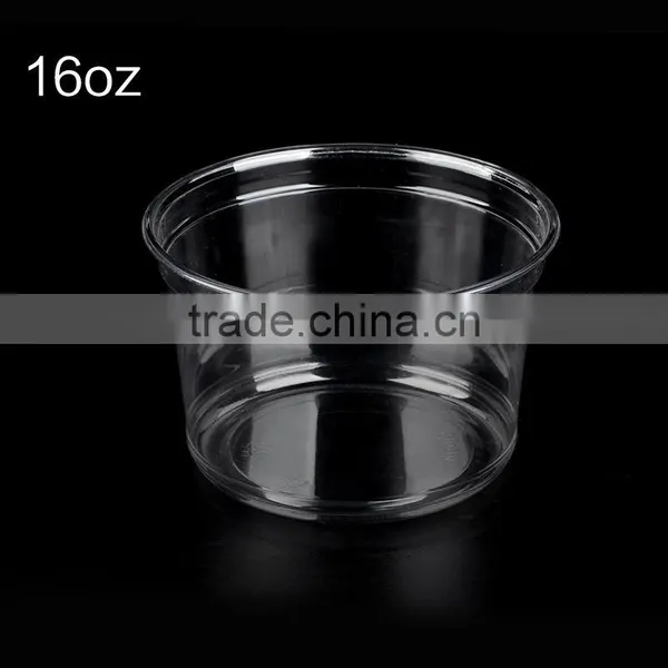 8oz Clear Round OEM Products Plastic Fruit Salad Container photo-5