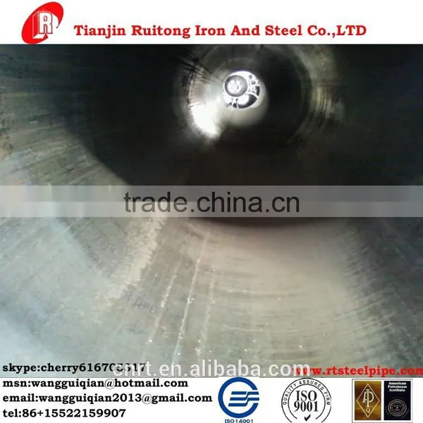 Large Diameter API 5L X70 PSL2 LSAW Steel Pipe 406mmx15.88mm photo-2