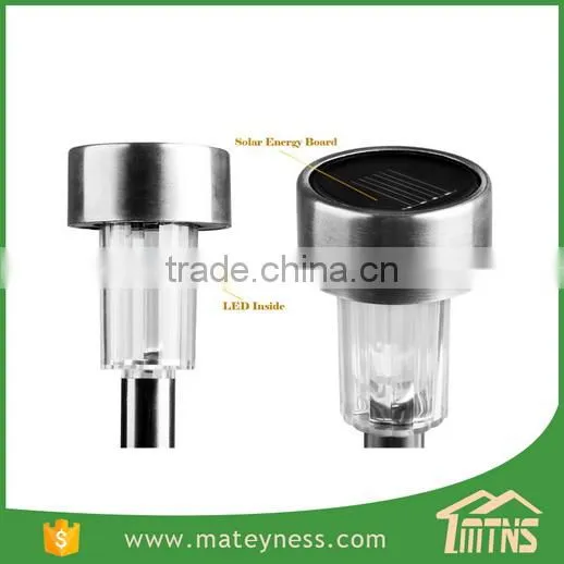 Outdoor Stainless Steel Led Solar Lawn Garden Landscape Solar Path Light photo-5