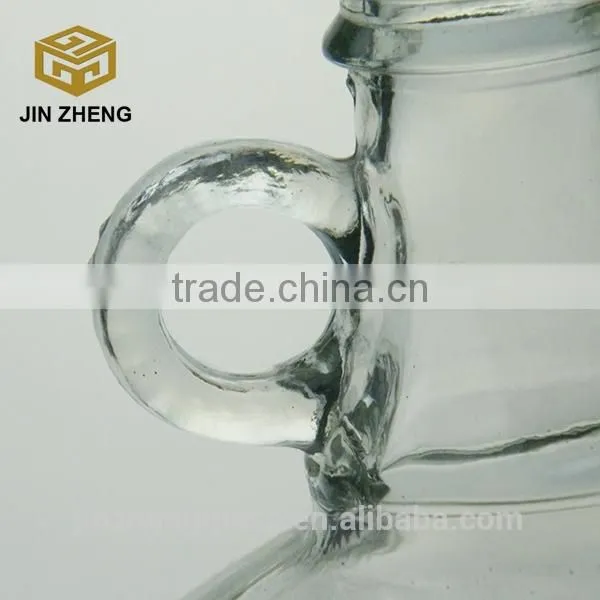 3000ml Clear Glass Wine Bottle With Handle China Manufacture photo-5