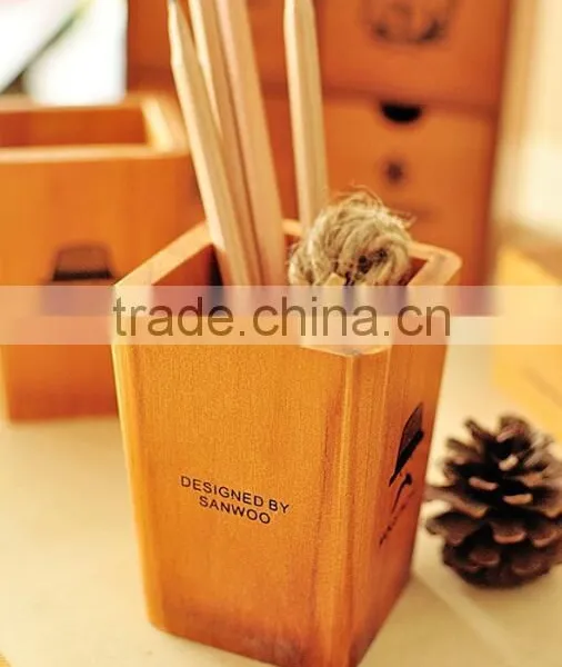 Office or Student's Wood Pen Holder/Pen Container photo-3